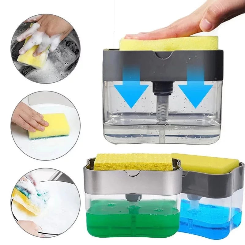 Soap Dispensing Sponge Holder